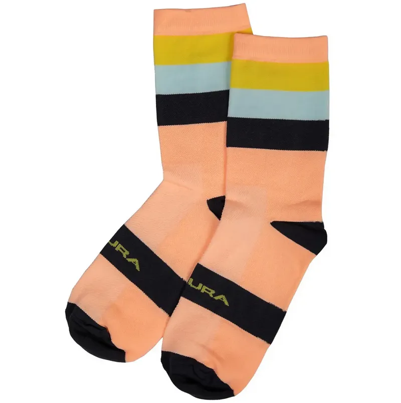 Endura Bandwidth Socks Neon Peach-4
